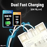 Vista 3 de Permaplug Bloqueo del cargador: sistema de bloqueo de cargador de teléfono antirrobo y a prueba de tirones para Apple iPhone