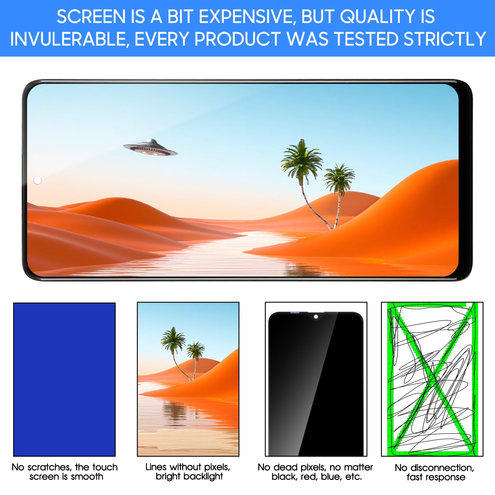 Schermo LCD TFT Con Telaio Per Xiaomi Redmi Note 14 Pro 4G (24116RACCG) – Sostituzione Display Touch, Non 5G