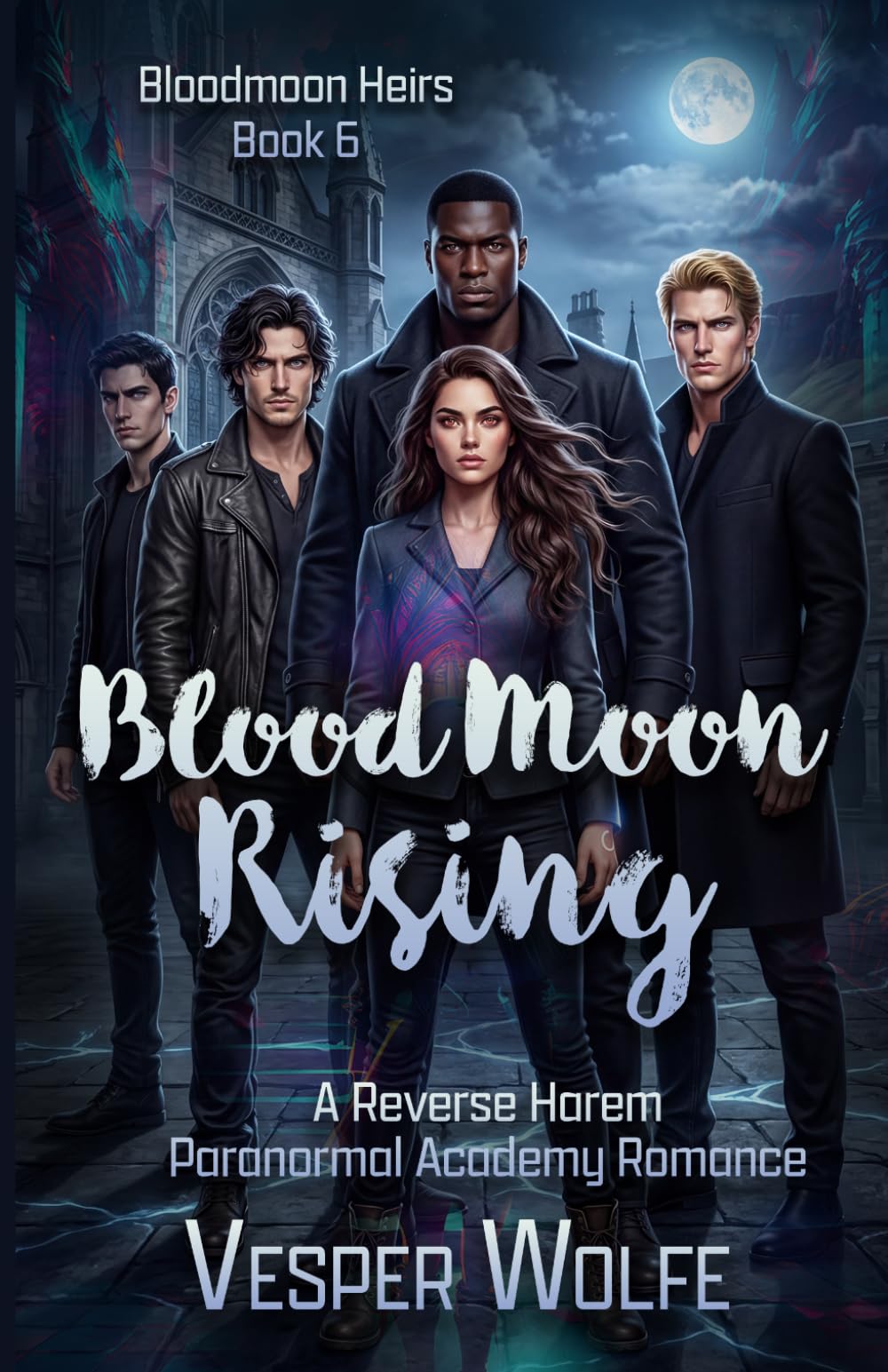 Blood Moon Rising: A Reverse Harem Paranormal Academy Romance (Bloodmoon Heirs)