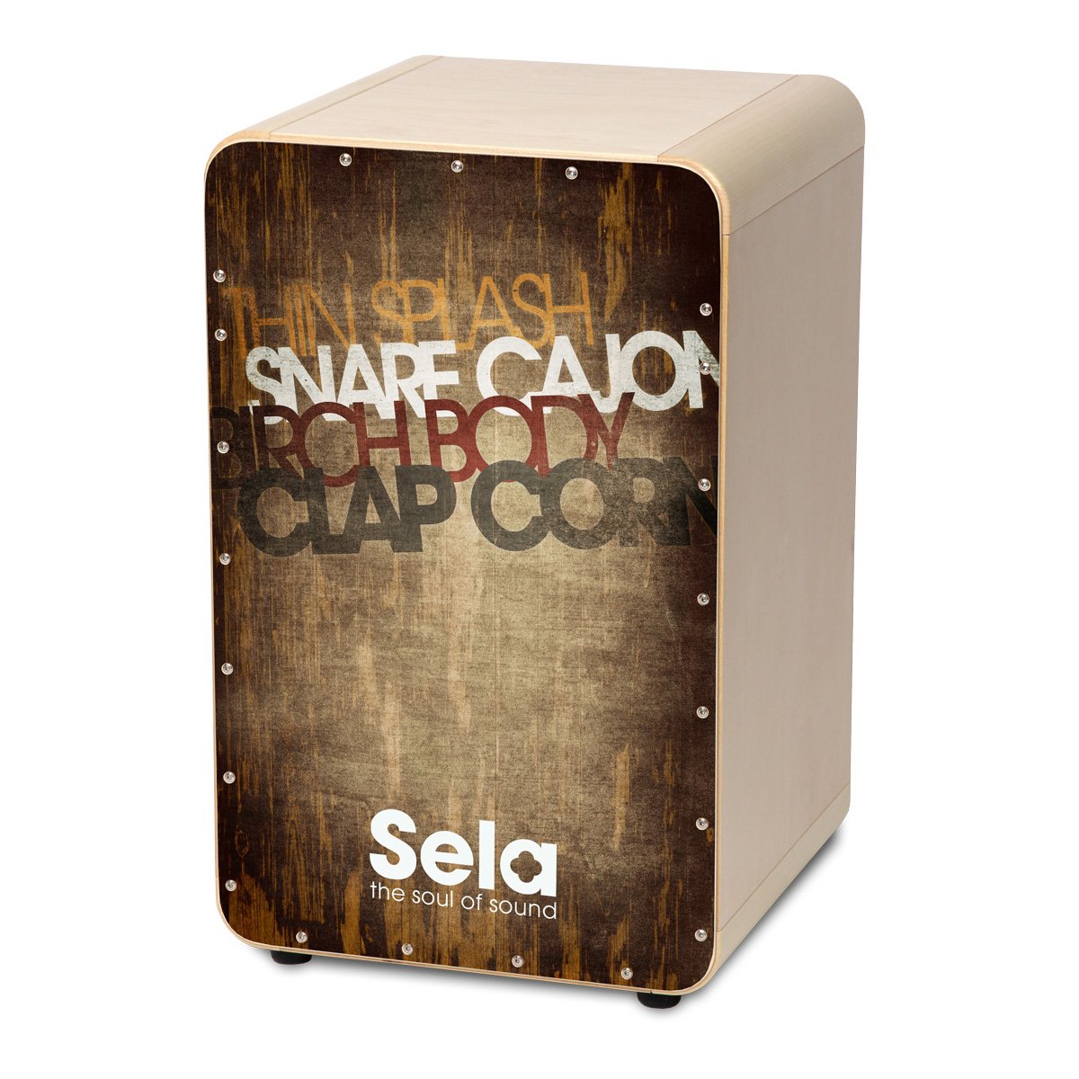 Sela SE 075 Casela Vintage Professional Snare Cajon - Brown