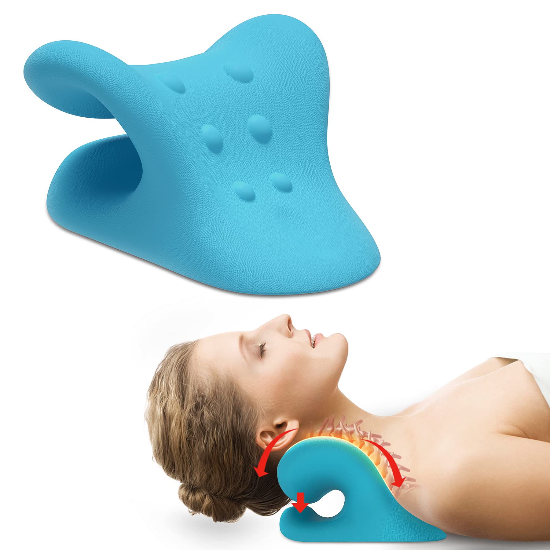 Buy Neck and Shoulder Relaxer Therapy Comfortable Pillow with Shiatsu