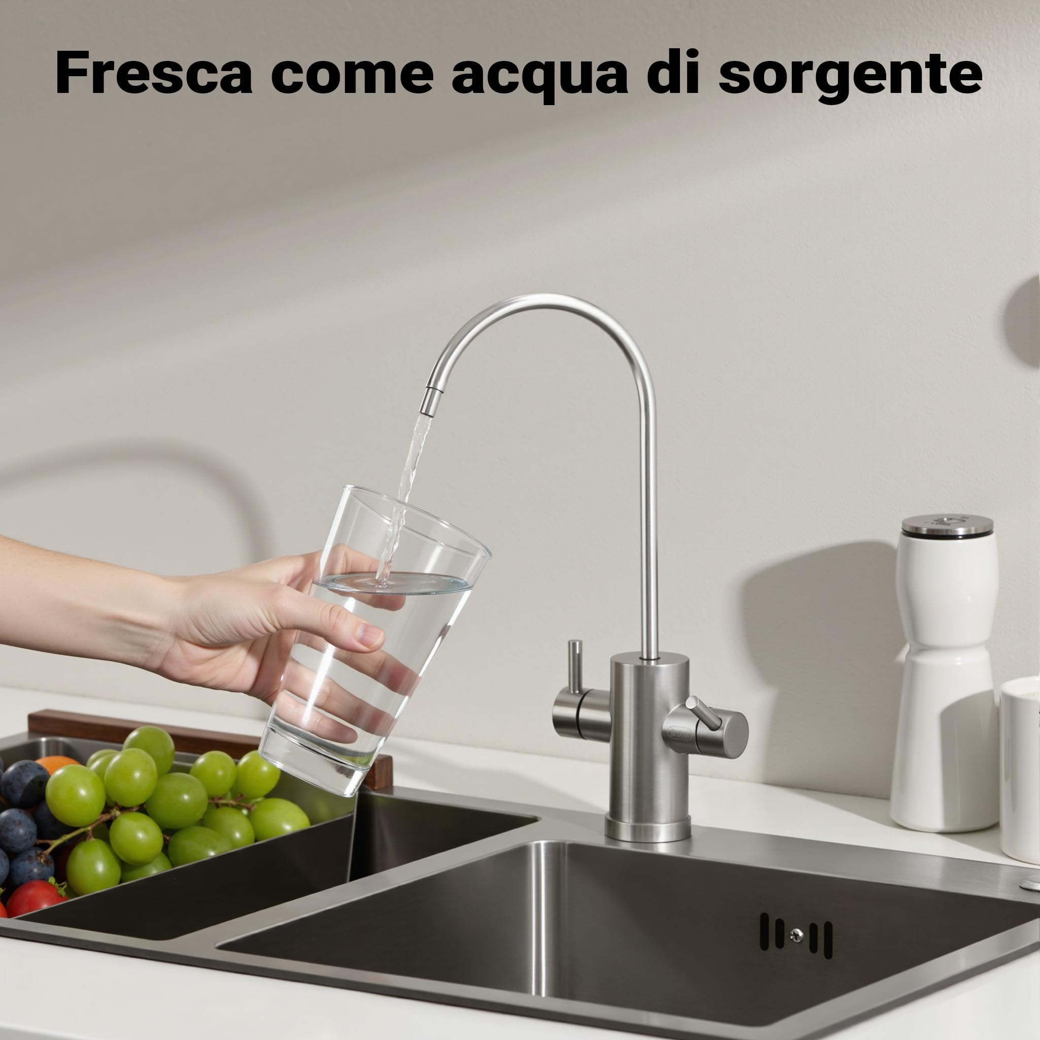 Naturewater Filtro dell'acqua a 3 stadi NW-BRL03-LS3 32.89mm (1") Sistema di filtrazione con cartucce filtranti