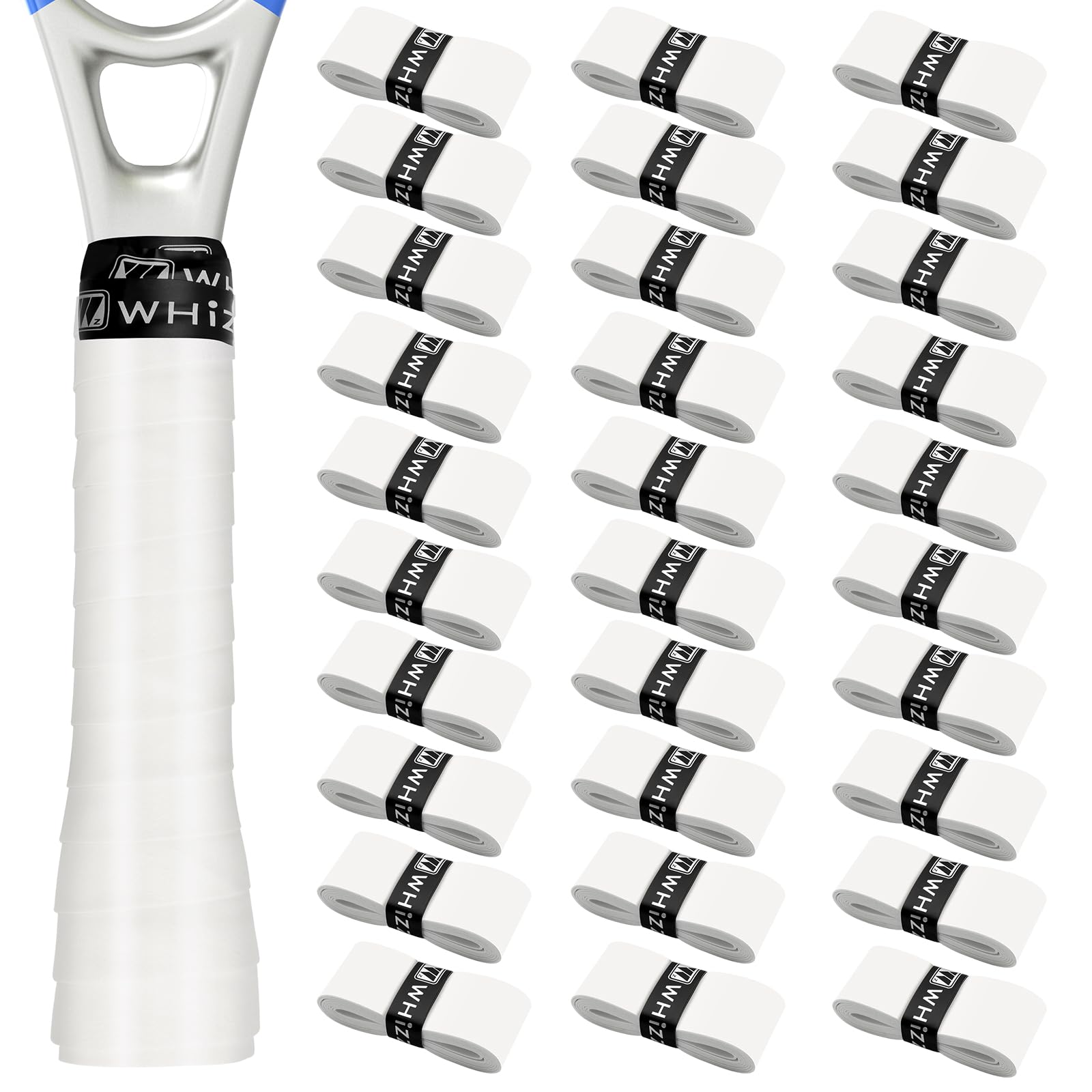 Coitak 30 Pieces Tennis Racket Grip Tape, Tennis Grip Tape, Tennis Overgrips for Anti Slip and Absorbent Grip