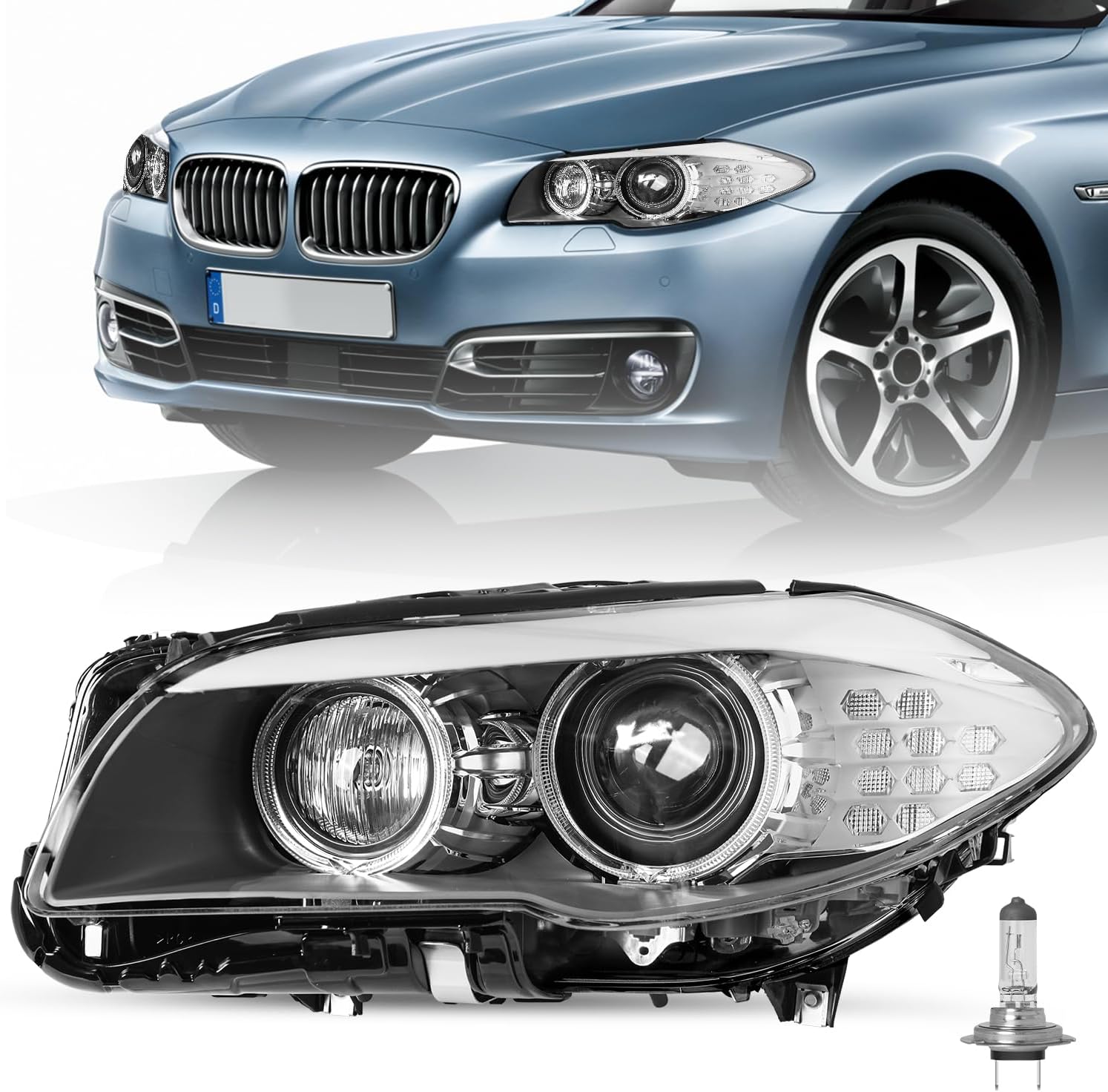 Amazon.com: SOCKIR HID/Xenon Headlight Assembly Compatible with 2011 ...