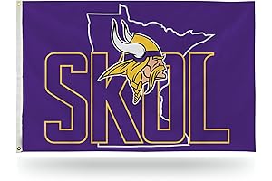 Rico Industries Minnesota Vikings Skol Banner Flag - Maingate