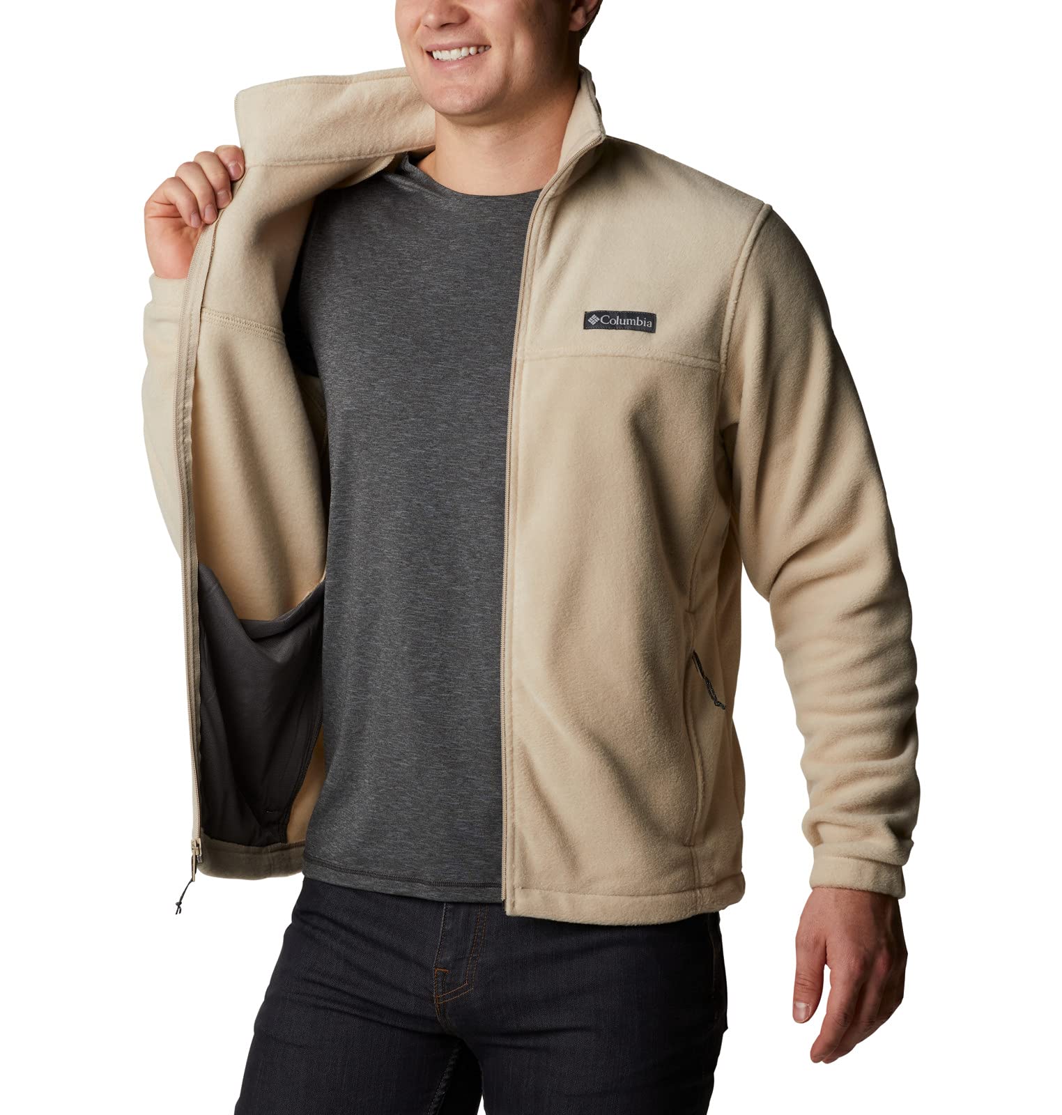 Columbia Steens Mountain Full Zip 2.0, Kurtka polarowa Mężczyźni, Ancient Fossil, L
