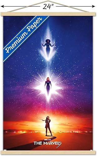 Miniatura 3 de Trends International Marvel The Marvels - Póster de pared de una hoja con marco magnético