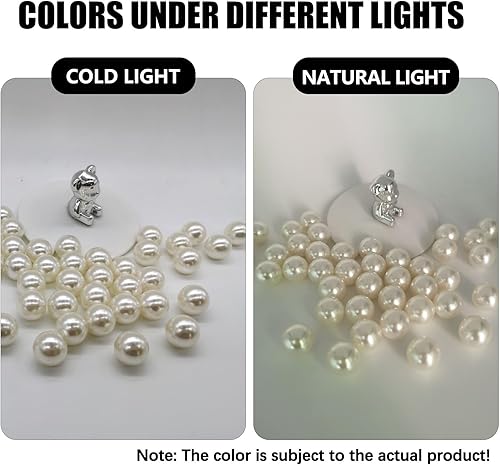 Miniatura 3 de Relleno de jarrón verde  150 cuentas de perlas para centros de mesa y jarrones  0.350.790.79 pulgadas sin agujero, perlas falsas para bodas,