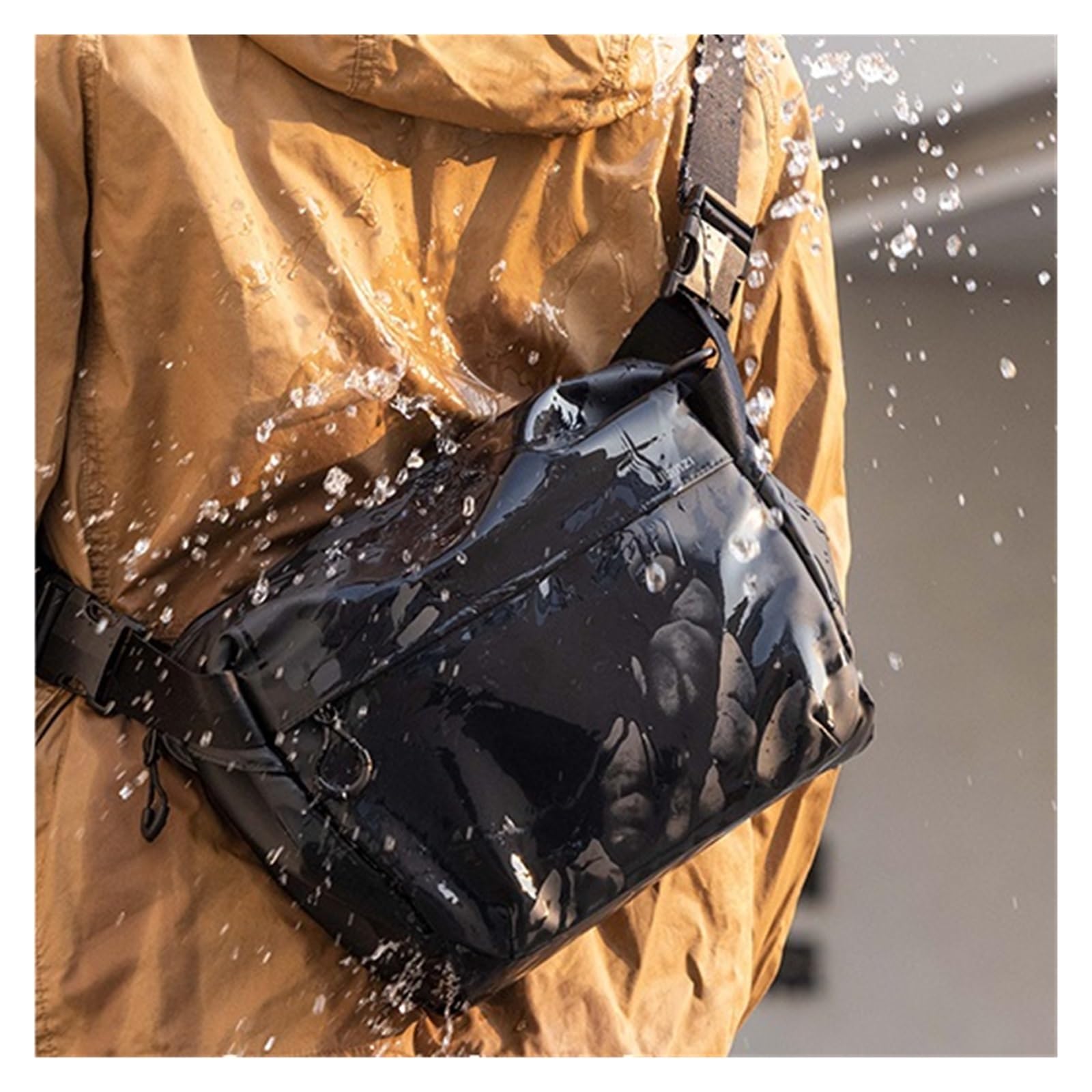 Generico PB008 Borsa for fotocamera Custodia video a spalla resistente agli spruzzi d'acqua for foto fotografiche