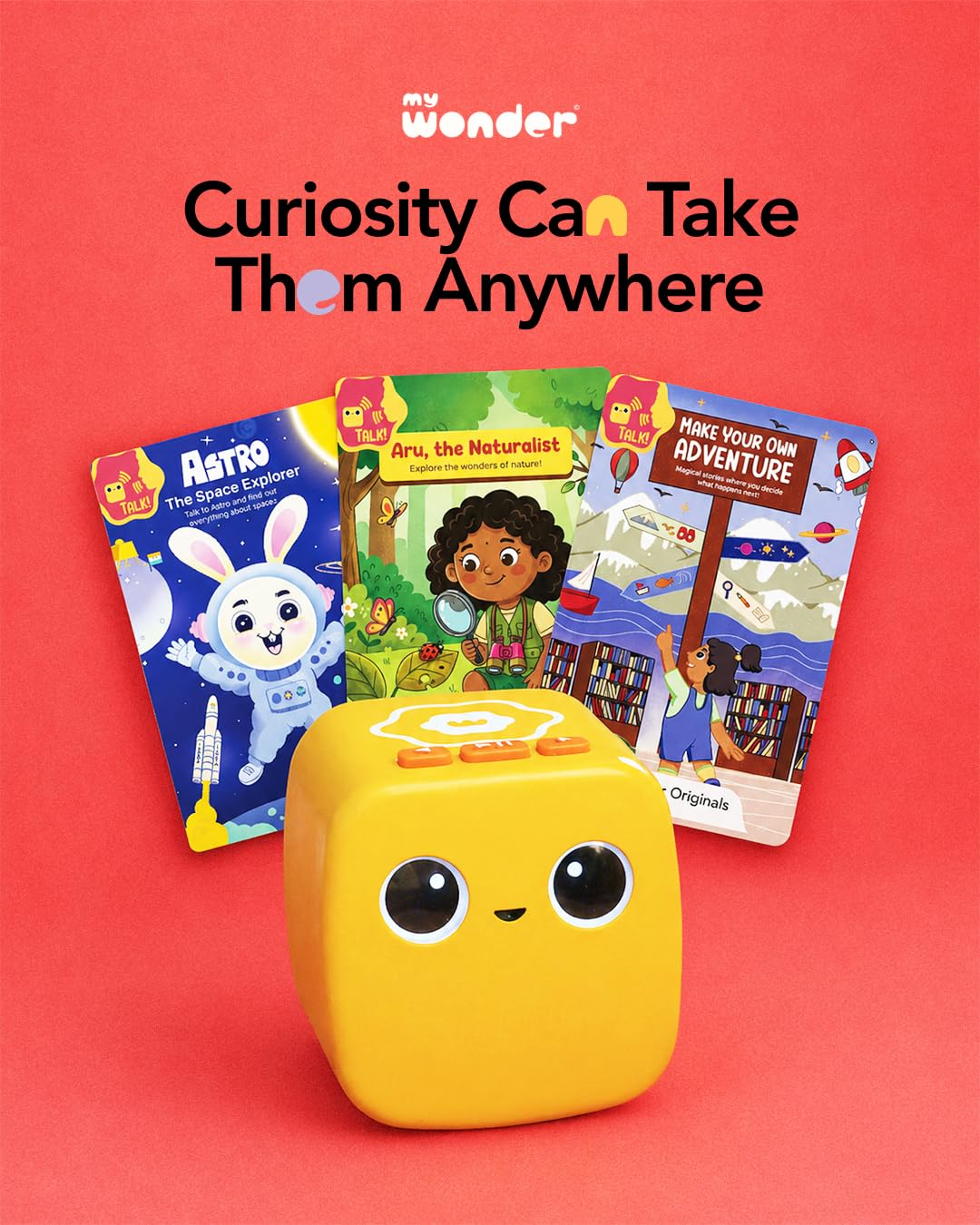 Intelligent Playmate for Children | Mega Starter Pack | Builds Critical Thinking & Skills | Safe AI | Screen Free | STEAM Content, Learning Games, Activities | Parent Monitoring | Gift 4