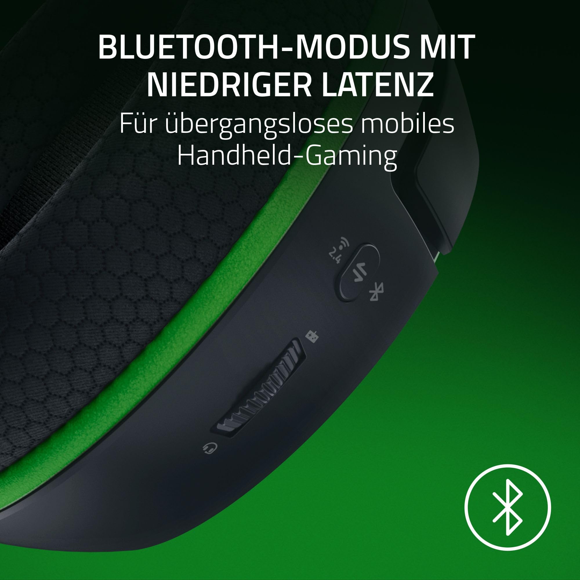Razer Kaira HyperSpeed - Kabelloses Multiplattform-Gaming-Headset für Xbox (HyperSpeed Wireless, Triforce 50-mm-Treiber, HyperClear Kardioiden-Mik, FlowKnit Memory Foam Ohrpolster) Schwarz