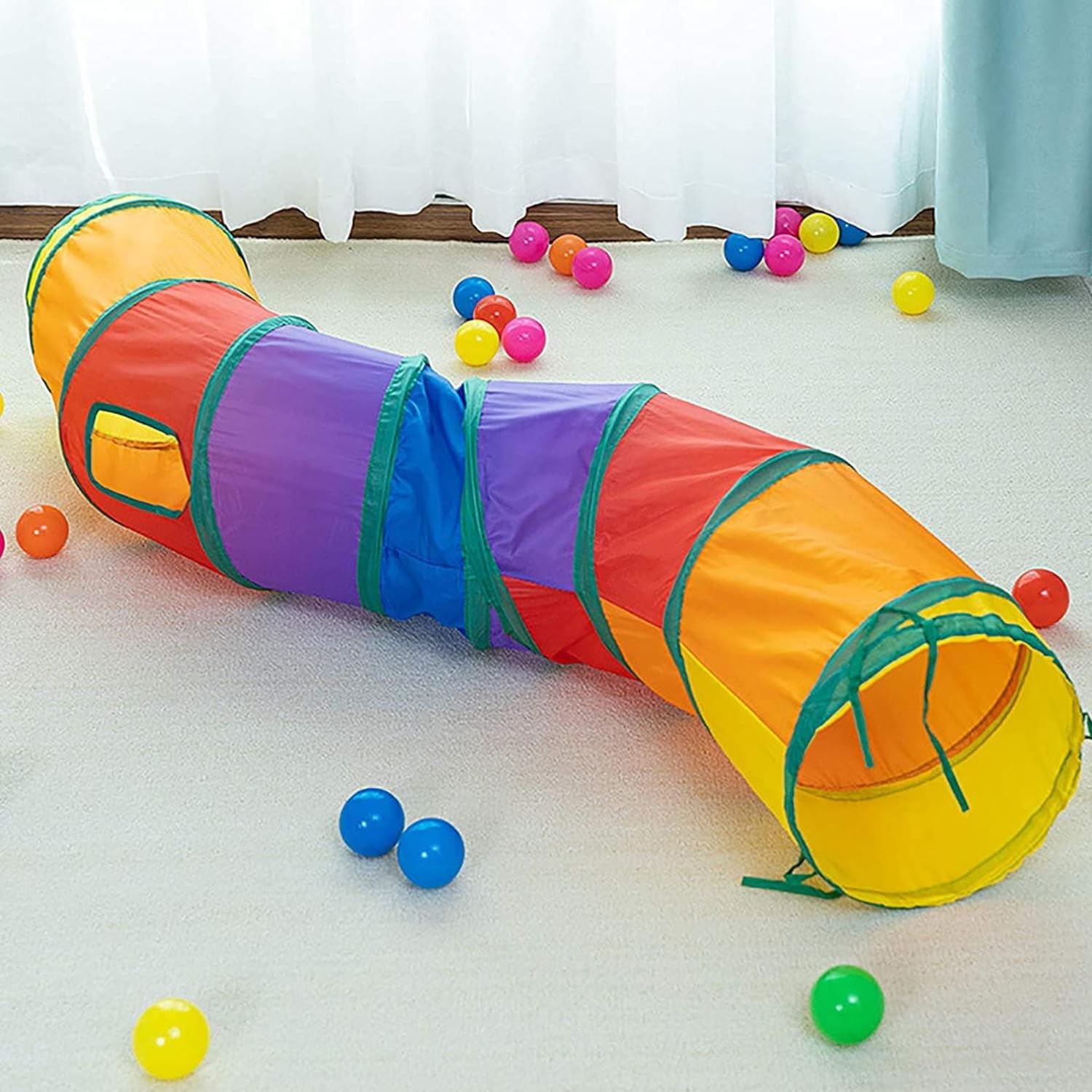 FAB TECH Cat Toys Cat Tunnel Pet Tube Collapsible Play Toy Indoor Outdoor Kitty Puppy Toys for Puzzle Exercising Hiding Training Toy (2 Way) (B0DCD8W8DX) Amazon Price History, Amazon Price Tracker