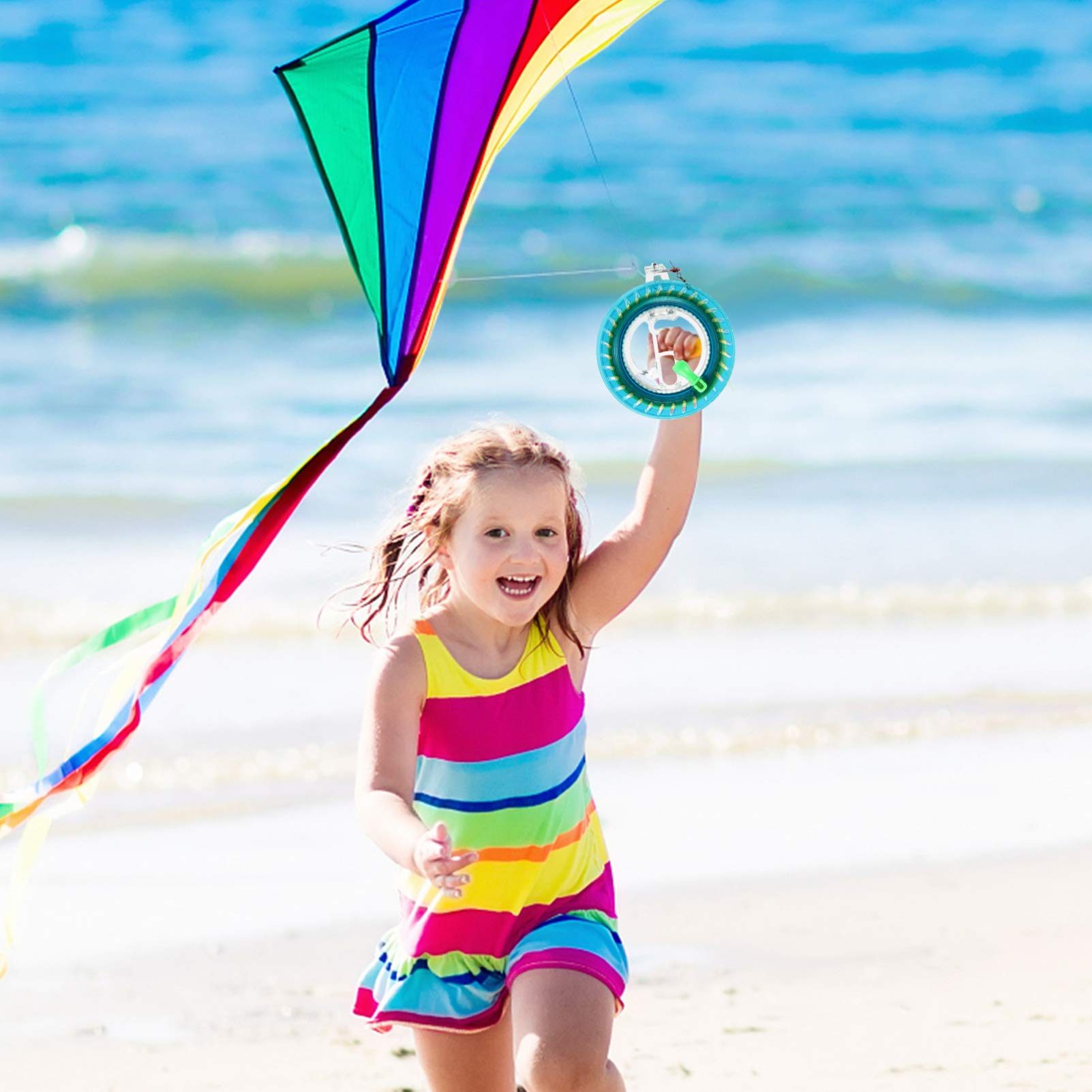 2x Drachenrollen Mit Griff - 150m Faden, 15cm Wickler Für Outdoor-Drachen