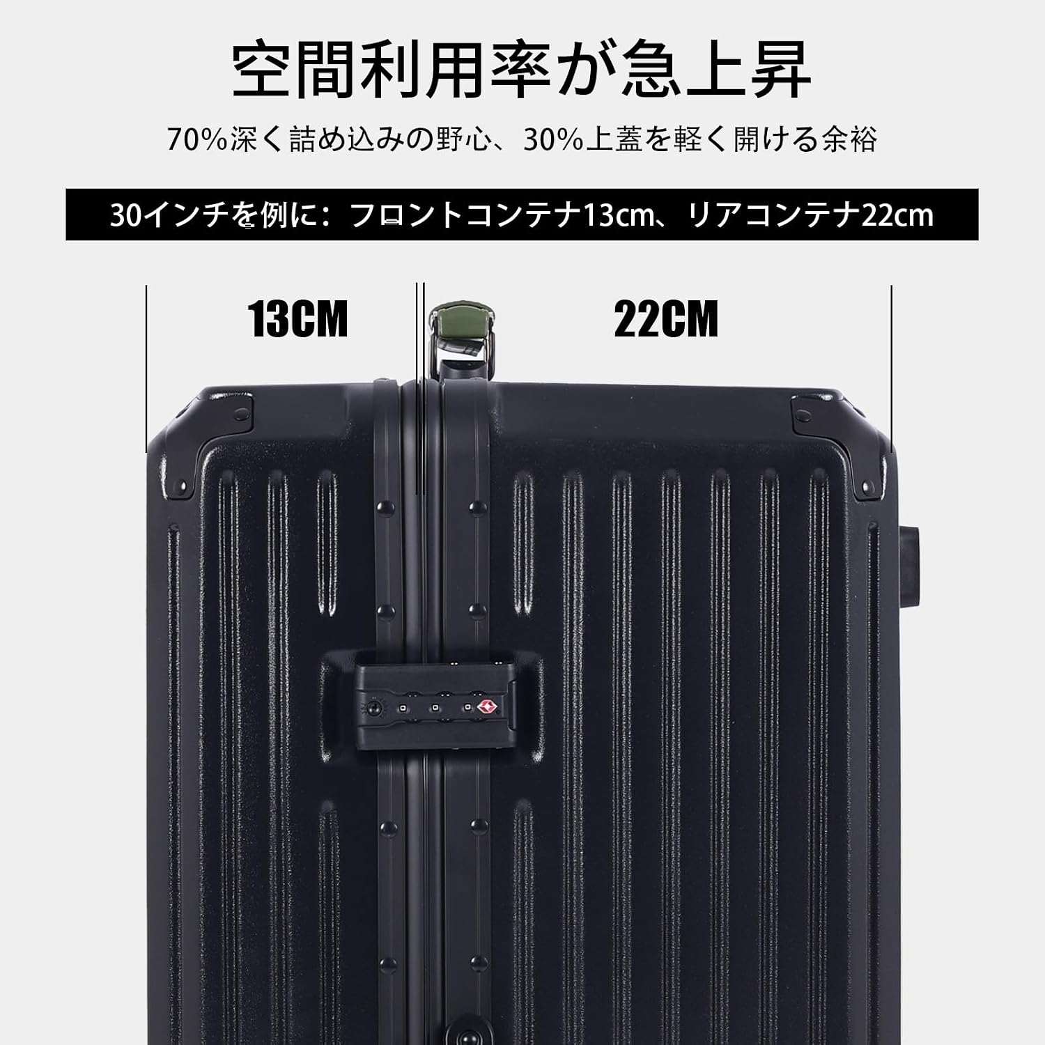 Amazon | [Oritatanda] スーツケース 大型 aluminium フレームタイプ