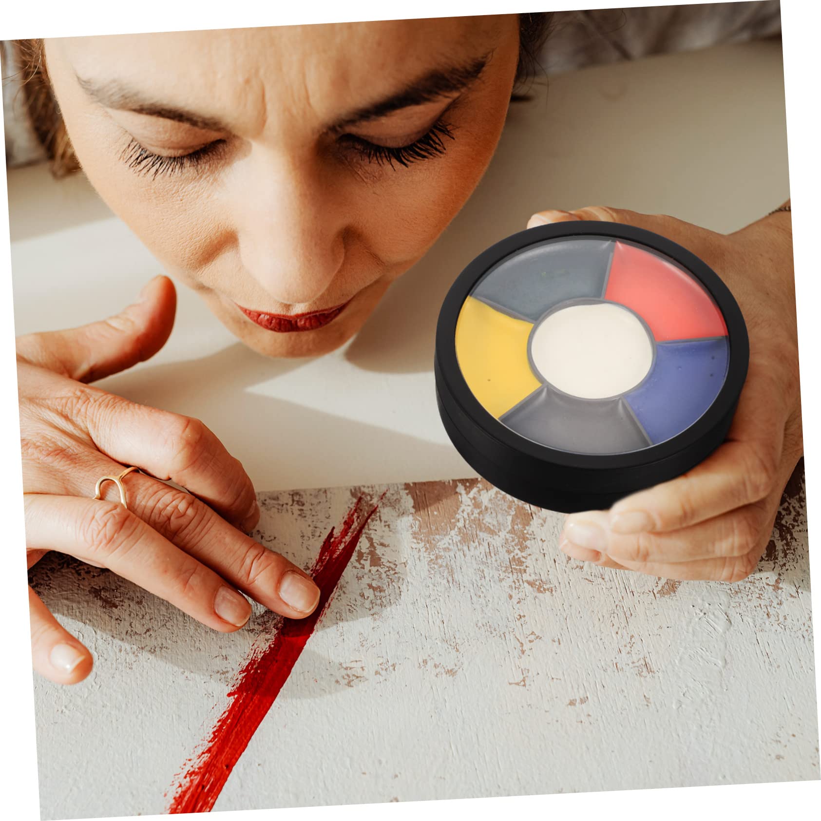 Artibetter 5 Piezas Pintura Facial Herida Falsa Kit de Colores para Halloween y Cosplay Pigmentos Seguros Máscaras y Maquillaje Creativo