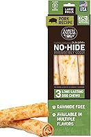 Vista 19 de Earth Animal No Hide Chews - Rollos masticables para perros grandes sin cuero crudo de larga duración, carne de res - 2