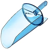 Vista 1 de San Jamar SI9500 Policarbonato Saf-T-Scoop solamente, 64oz a 86oz, para máquina de hielo, azul