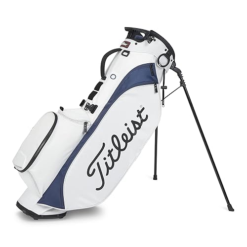Titleist Players 4 Golf Bag - White/Navy - Titleist Players 4 Golf Bag
