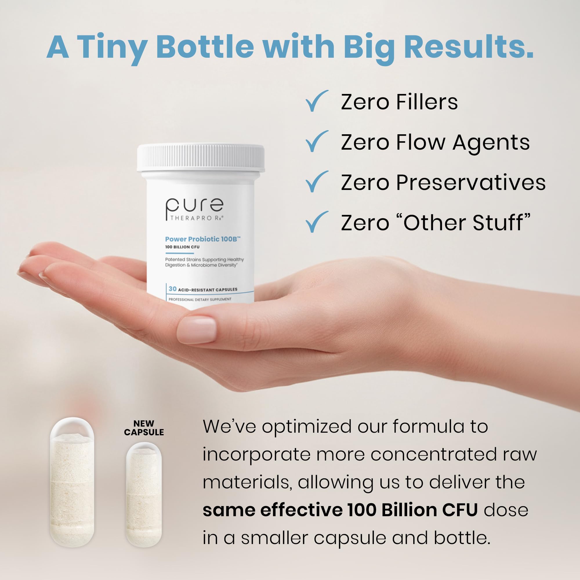 Power Probiotic 100B, 100 Billion CFU, 30 Acid-Resistant Capsules — Amazon image 3