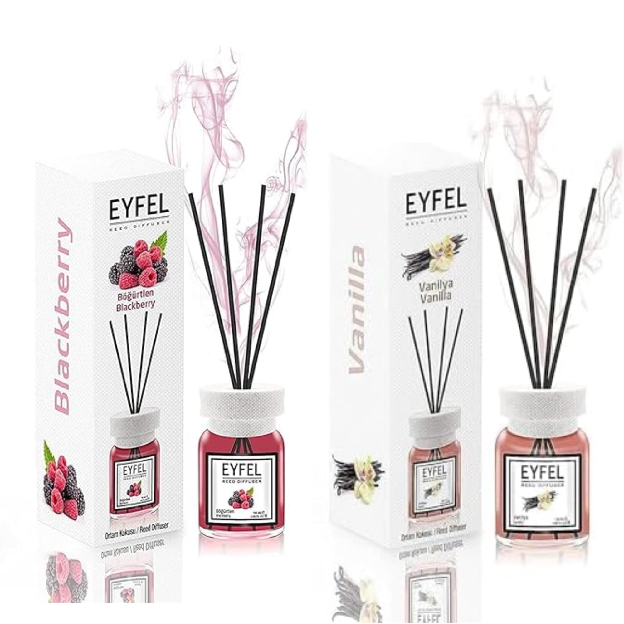GenericEYFEL REED DIFFUSER 2 PIECE COMBO PACK BLACKBERRY&VANIILA