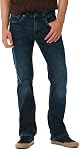 Buffalo David Bitton Men's King Slim Fit Boot Cut Jean New Super Black