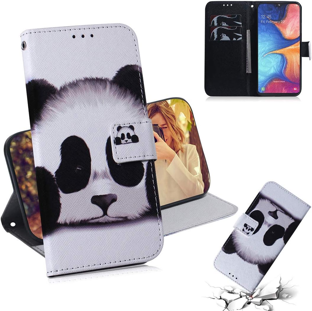 Lyzwn Samsung Galaxy M30S Phone Case, Painted PU Folio Leather Flip Slim Wallet Book protector Cover with Card Holder Magnetic Closure and Stand Feature Case for Samsung Galaxy M30S