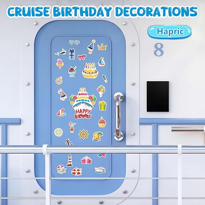 Magnetos Decorativos de Cumpleaños para Puerta de Crucero 30 Pcs miniatura 2