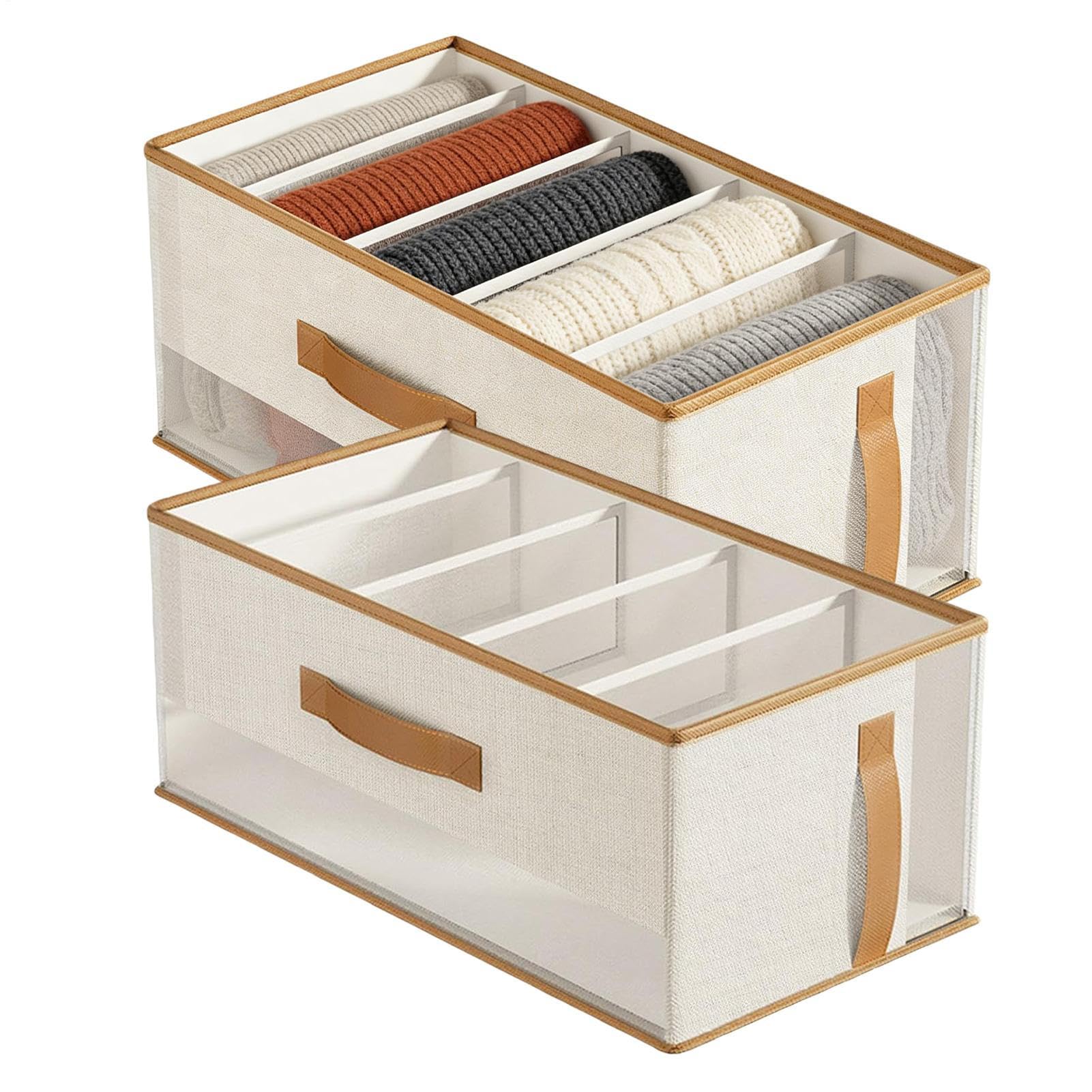 Organiseur de sac et garde-robe gain de place pour ranger pulls et pantalons