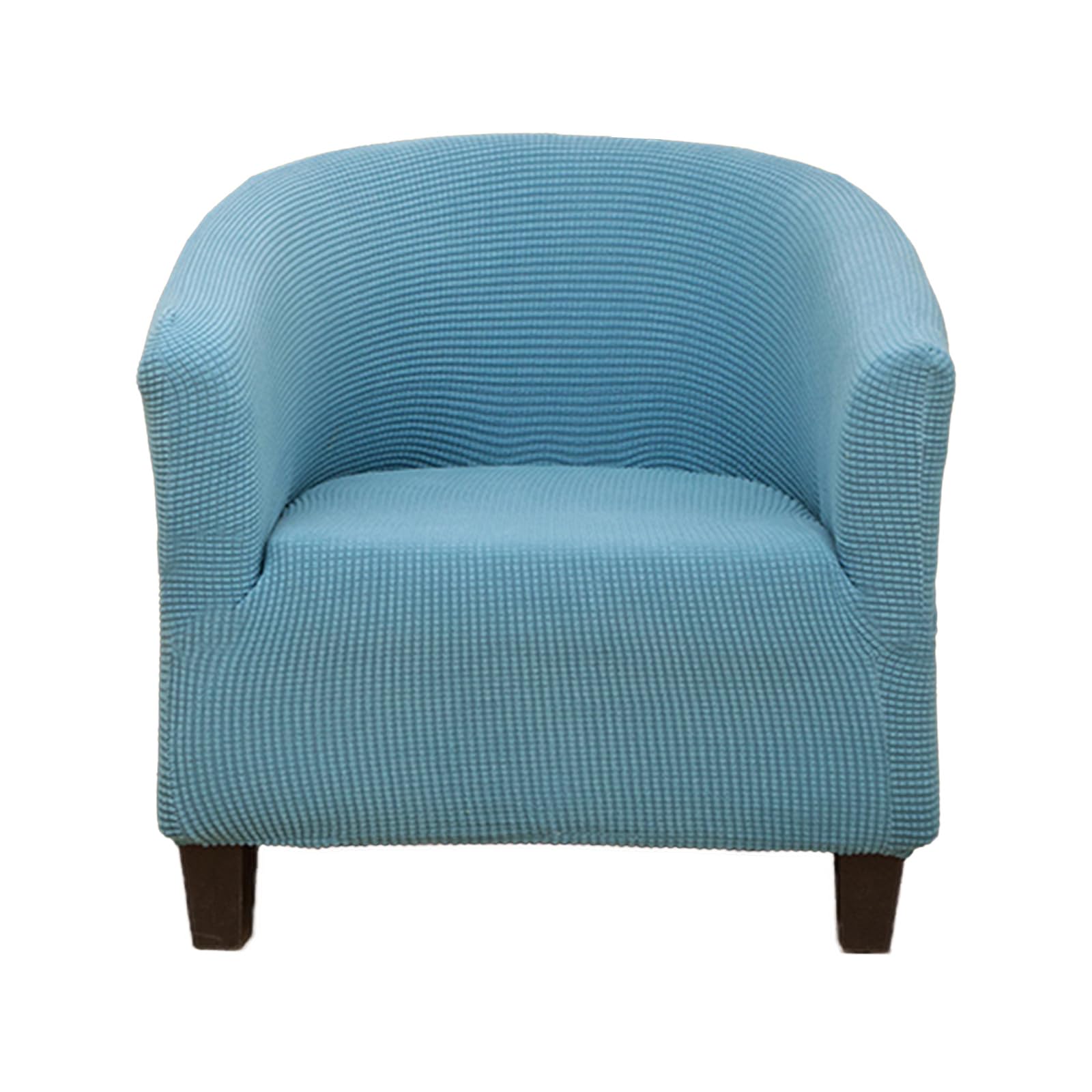 Thdsubb Tub Chair Covers Stretch Armchair Sofa Slipcover Washable Tub Club Chair Covers Bucket Seat Cover Arm Chair Slipcover (Blue)