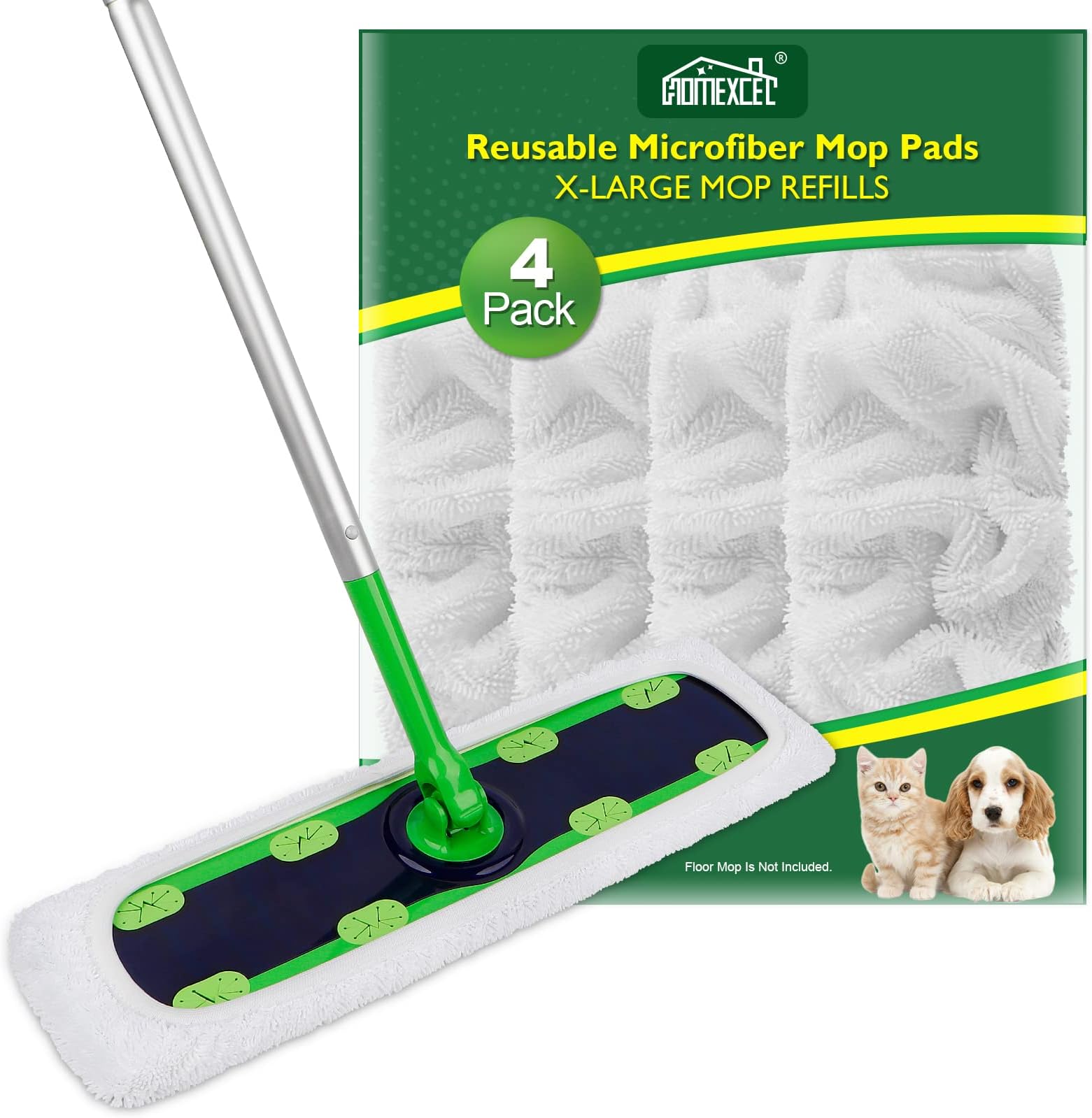 Reusable Mop Pads for Swiffer Sweeper XL, Machine Washable