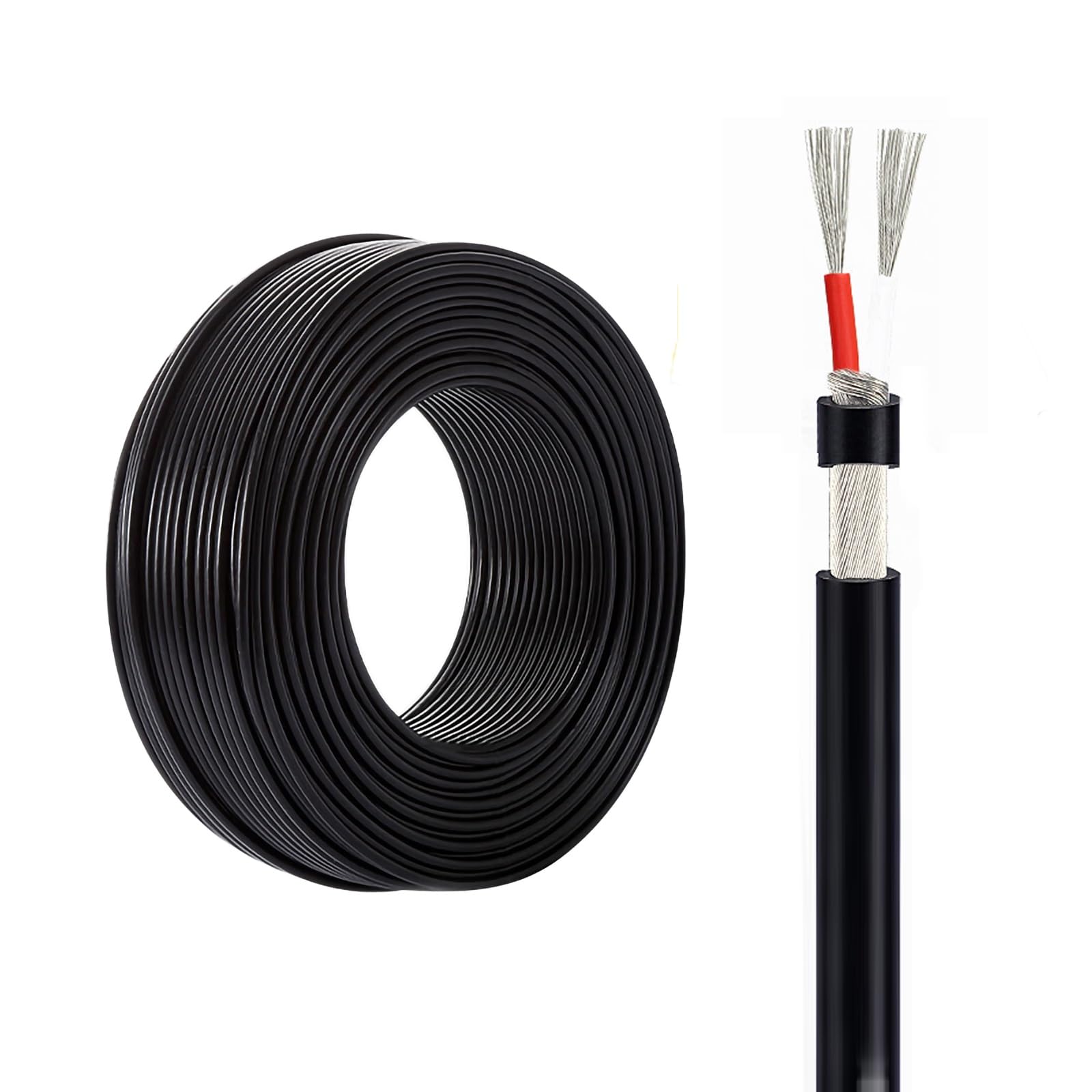 Cable blindado 4 núcleos UL2547 flexible de cobre de 26 AWG en rollo de 300 metros para control