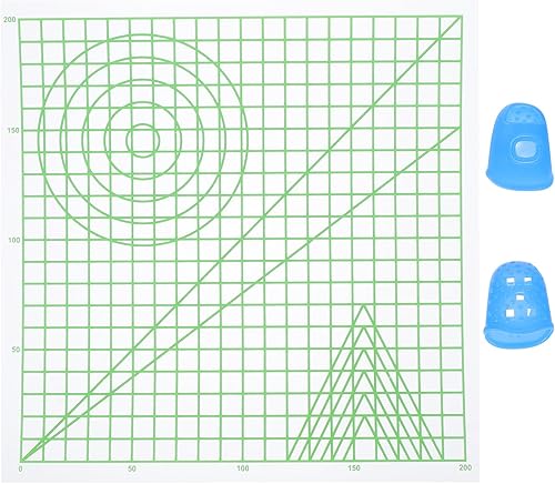 EXCEART Impresora 3D Impresora 3D Almohadilla de dibujo Silicona Diseño Mat Silicona 3D Pen Mat Placa base Impresión Pluma Suministros Finger Cot