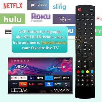 Universal Remote Control for Samsung, LG, Sony, Hisense, TCL, Toshiba, Panasonic, Sharp, JVC, Philips, Hitachi, Haier TV, Simple Setup