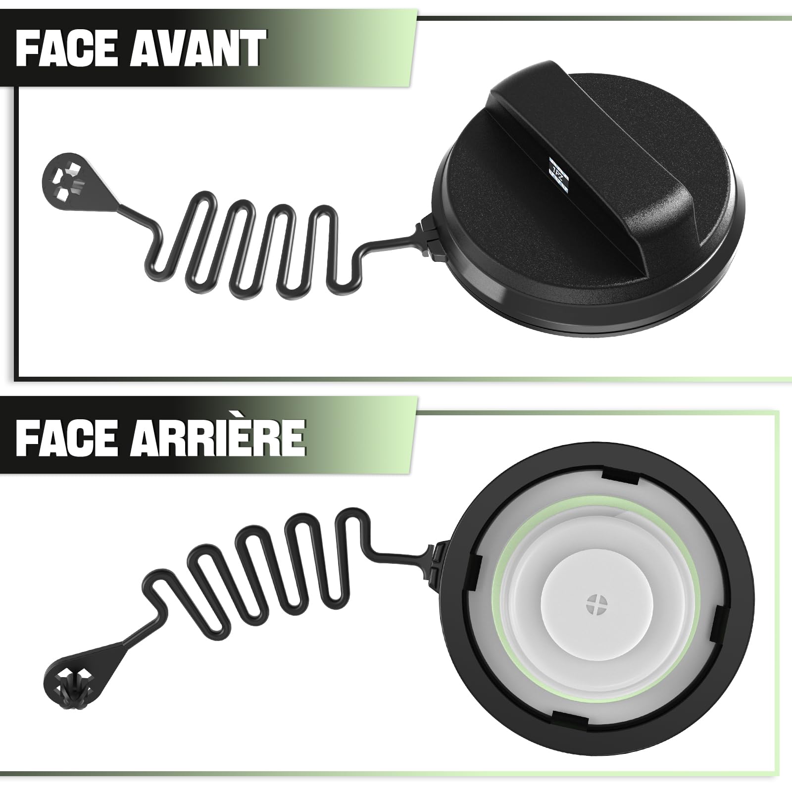 1PZ FR7-GZ1 Korek zbiornika paliwa Kompatybilny z Ford Fiesta Focus Transit Custom B-MAX Ranger 7S619030CB E1F1-9030-AA 1580852 Wysokiej jakości wodoodporne uszczelnienie odporne na korozję