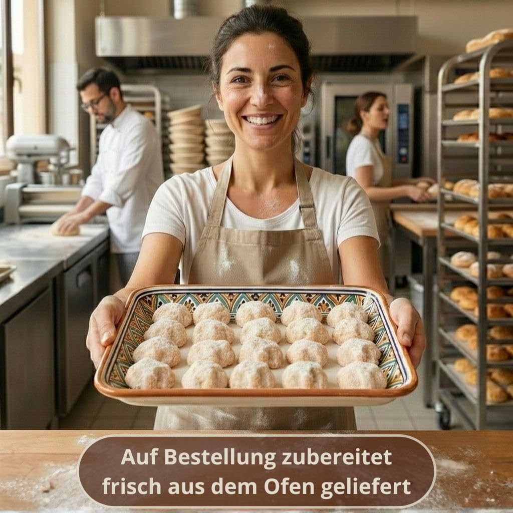 RAREZZE - Sizilianische Mandelgebäck handgefertigt in Sizilien von einer alten handwerkskonditorei, Schönen Geschenkbox (kg.1). RAREZZE: direkt aus Sizilien, Feingebäck, Keksen, cannoli, cassata