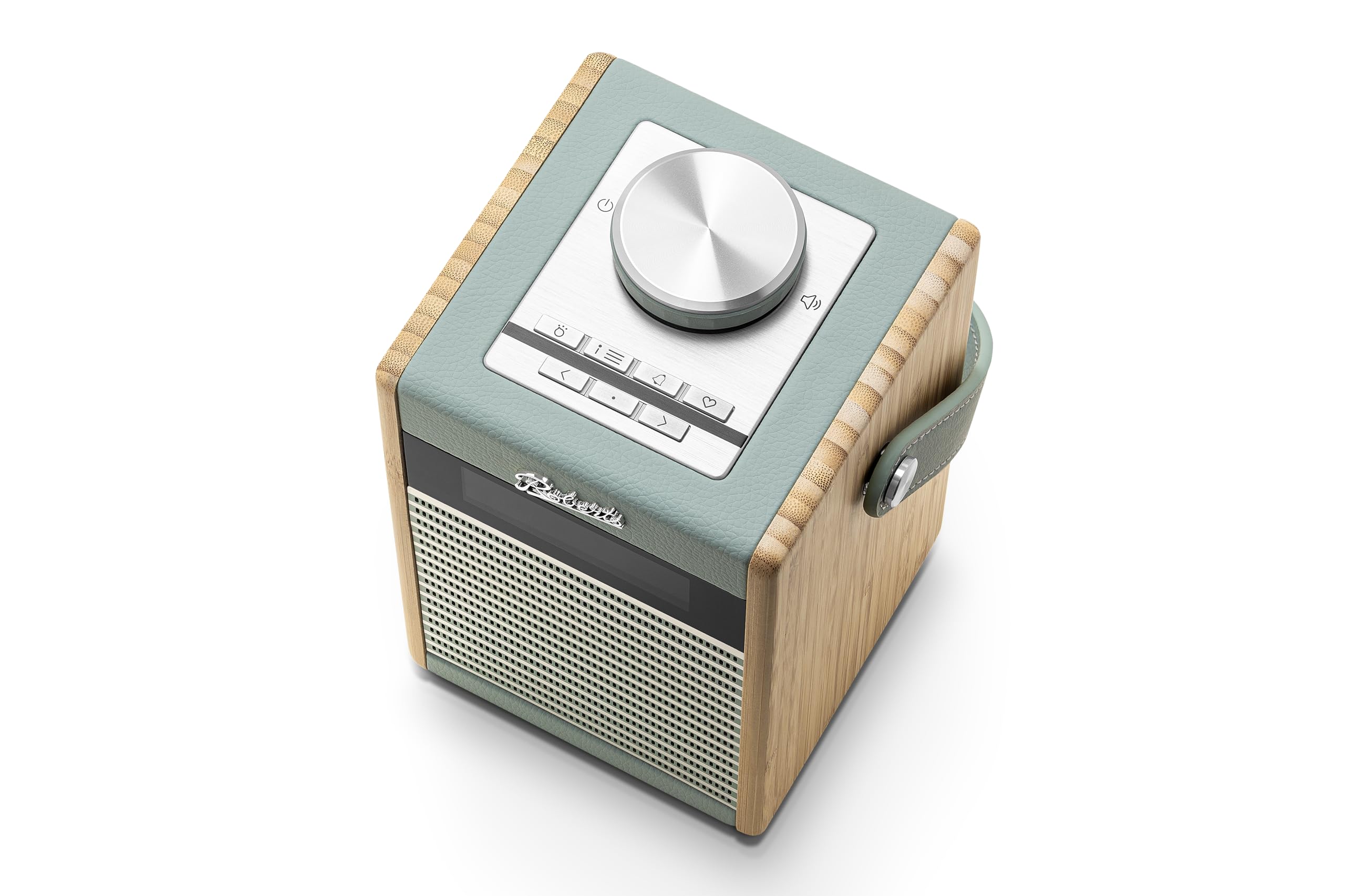 Rambler Midi Retro-Radiowecker, tragbar, Dab+/FM/Bluetooth, Himmelblau