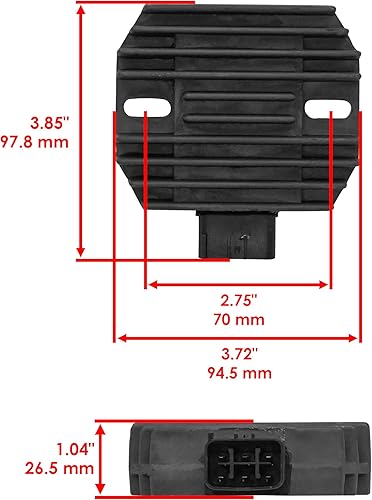 Miniatura 3 de Caltric Rectificador de estator y regulador con junta compatible con Kawasaki Versys 650 Kle650 2007-2014