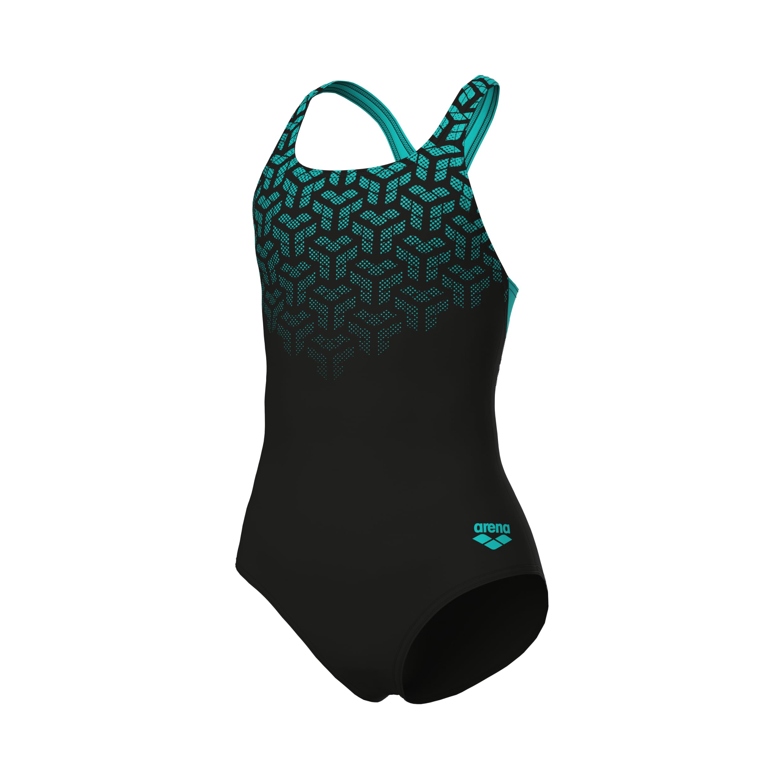 Arena Girls Black-Water Feel ' Kikko V Swim Pro Back Swimsuit