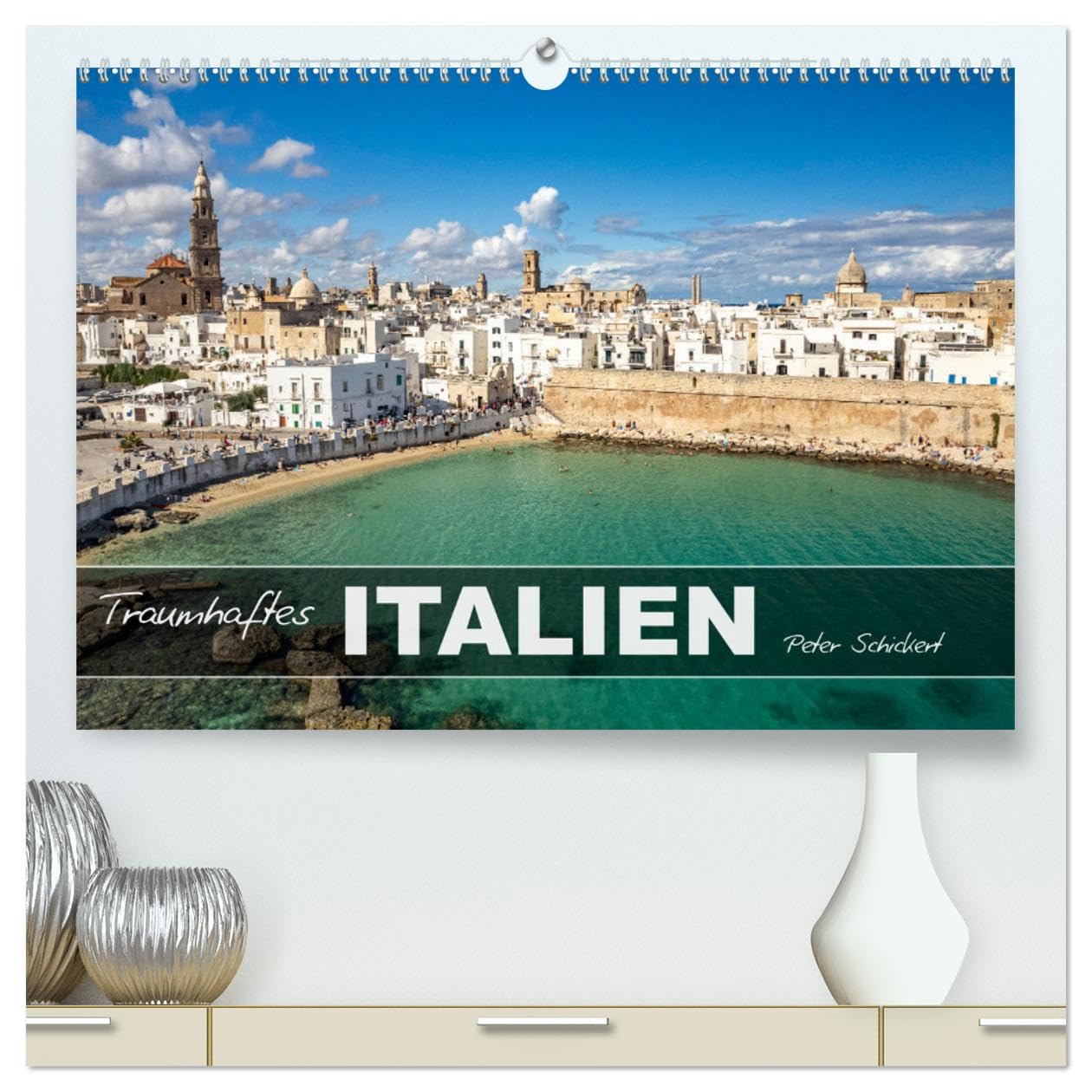 Traumhaftes Italien (hochwertiger Premium Wandkalender 2026 DIN A2 quer), Kunstdruck in Hochglanz: 12 wunderbare Monate im wunderbaren Italien von Südtirol bis Sizilien (CALVENDO Orte)