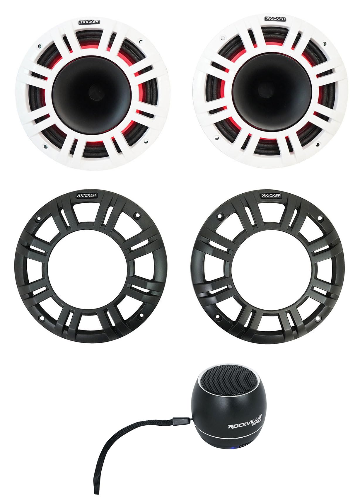 Audiosavings Bundle: (2) Kicker 48KMXL84 8