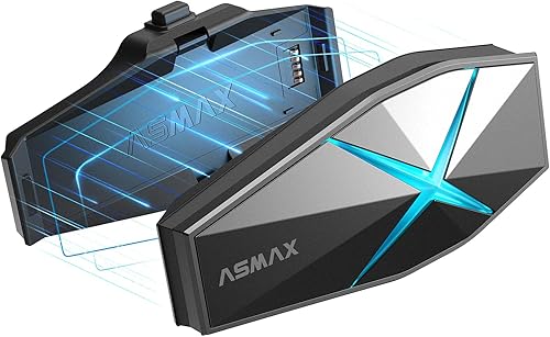 Auriculares Bluetooth F1 para motocicleta con control de voz inteligente, sistemas de comunicación de casco de malla para 10 conductores,