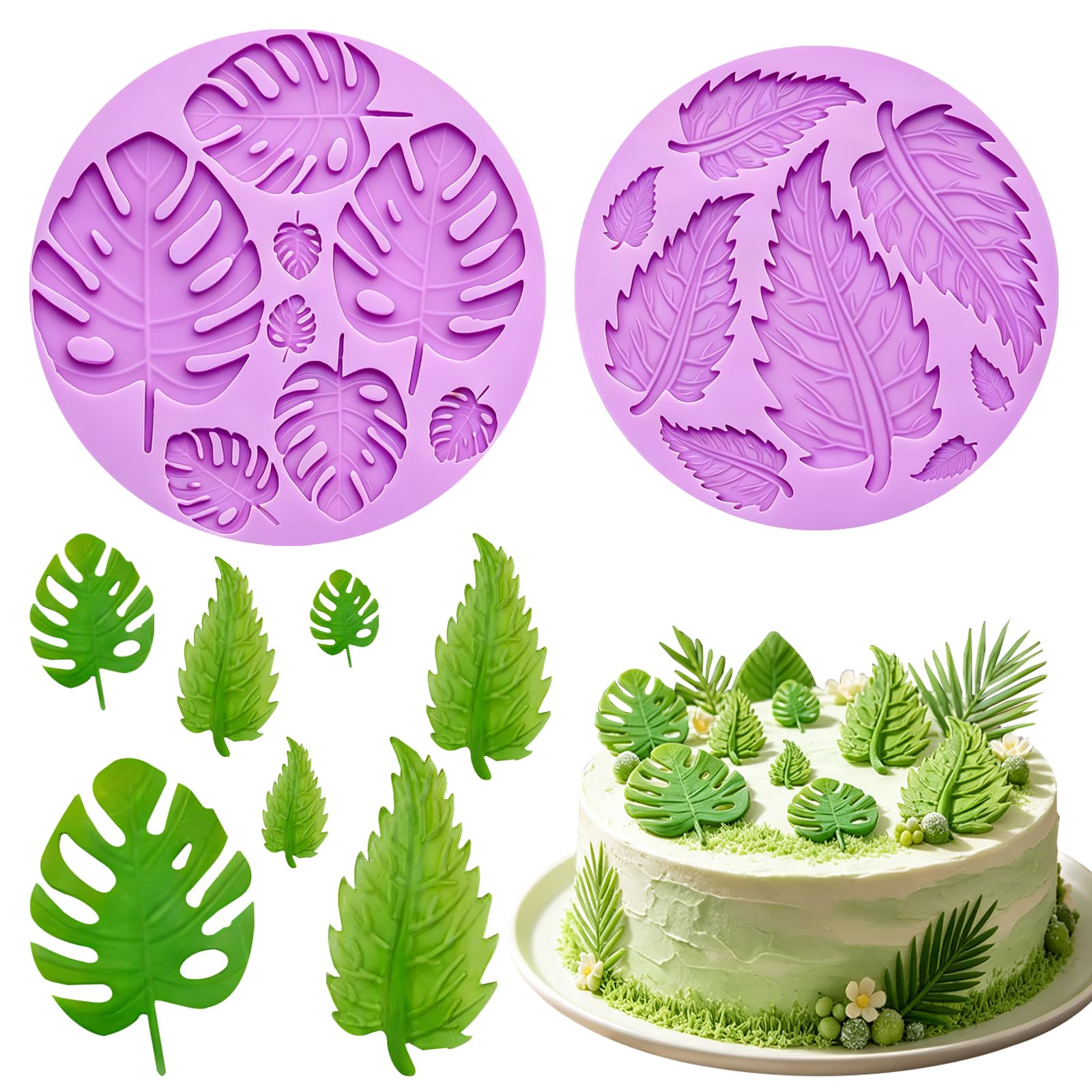 Moule à chocolat Monstera pour sublimer vos tables de fête d'anniversaire