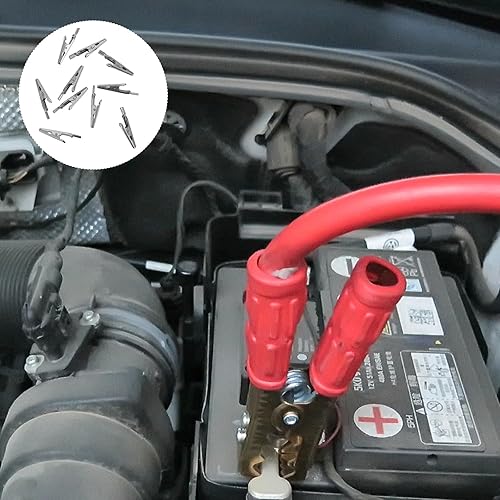 Miniatura 5 de Uonlytech Pruebas rápidas de abrazaderas de acero inoxidable de pinzas de cocodrilo 10pcs