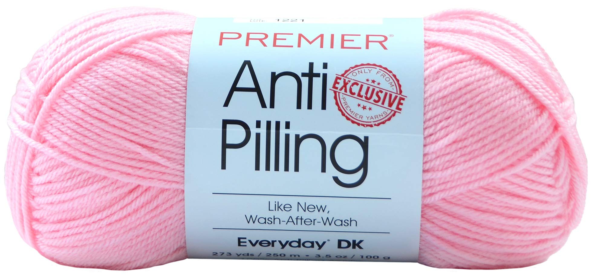 Fil Everyday DK Rose bébé sans nœud pour tricoter facilement sans fatigue