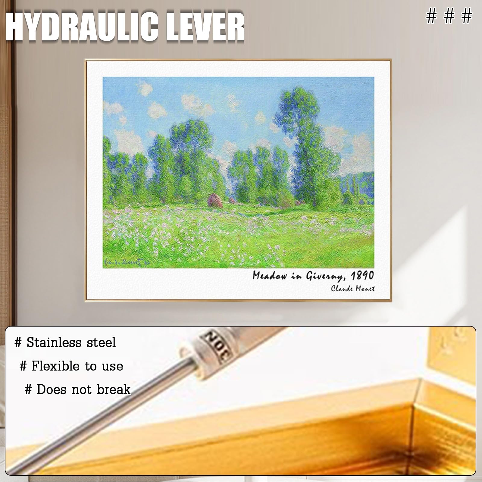Quadro Decorativo Copri Contatore Elettrico con Profondità Interna Maggiorata Copertura per Pannello Elettrico da Muro Design Artigianale per Casa e Hotel(Style-x,24"*18")