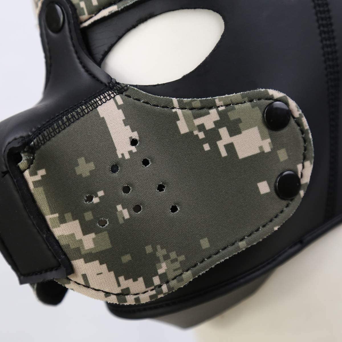 Maschera per cani in morbido lattice Petplay maschera per cani con orecchie maschere per cani maschere per cani e cani con bocca rimovibile, adatta per Halloween, feste in vacanza
