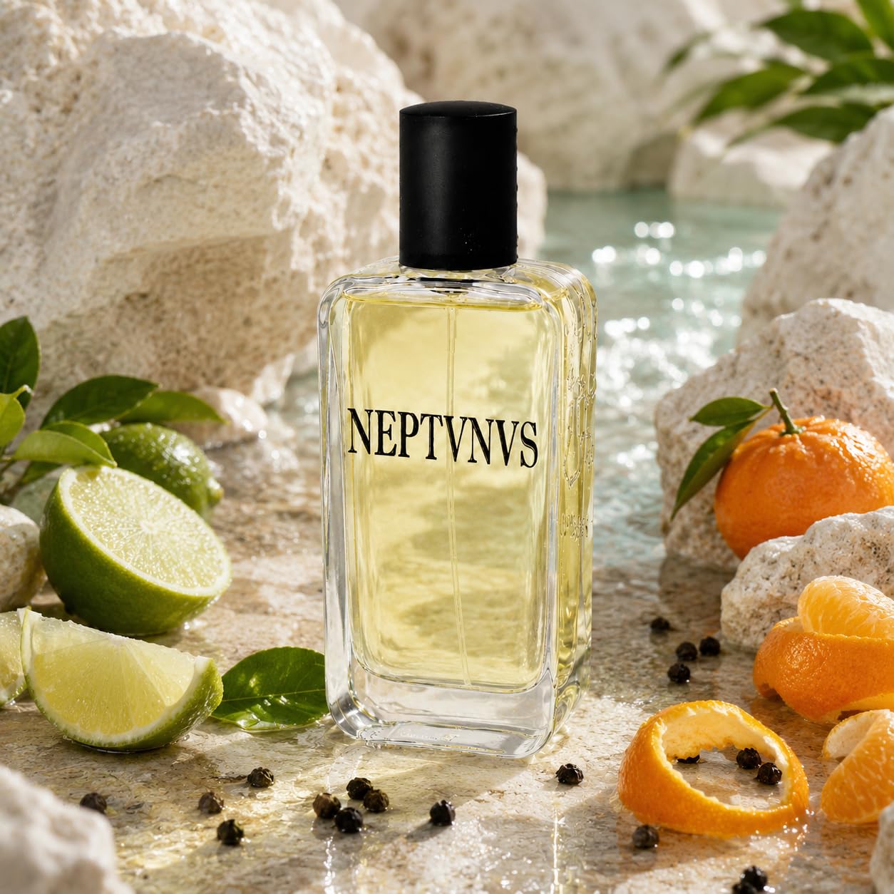 RAPTUS NEPTVNVS Intense Parfum Uomo 50 ml – Profumo Persistente con Note Marine Legnose e Ambrate
