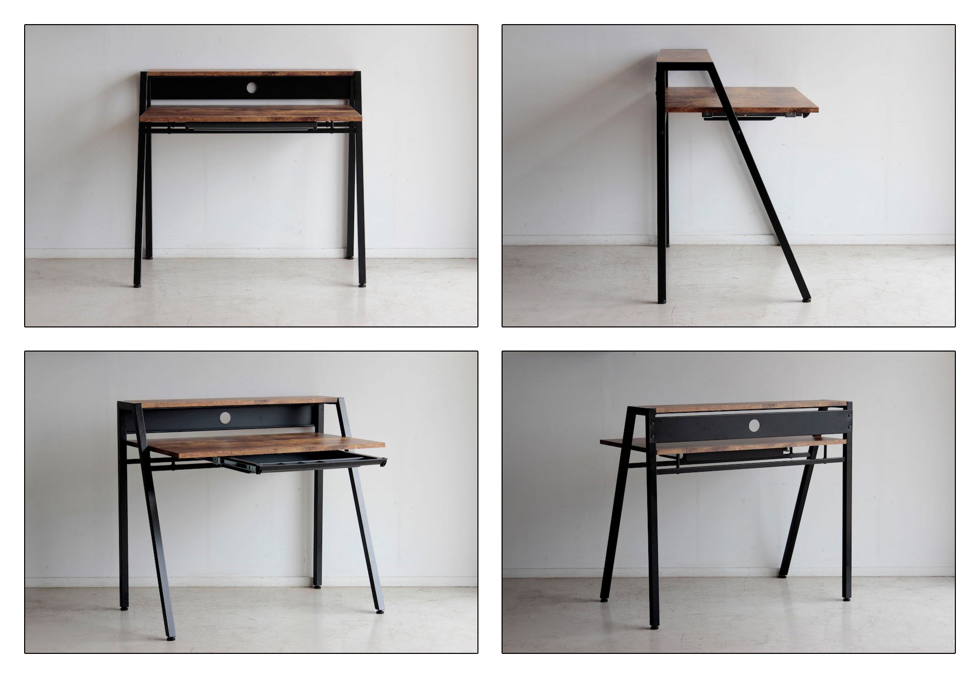 Amazon.co.jp: 大川家具 東馬 デスク リグナ 幅96cm ブラウン : 文房具  