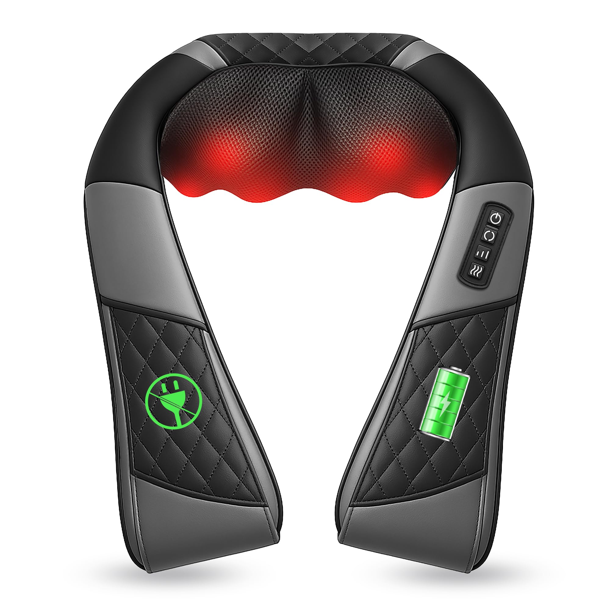 COMFIER Kabelloses Nackenmassagegerät mit Wärme,Geschenk für Frauen