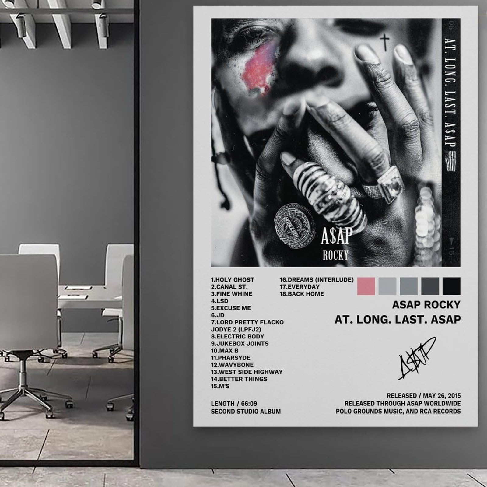 Amazon.com: Asap Album Cover Art - Rocky Rat. Long. Last